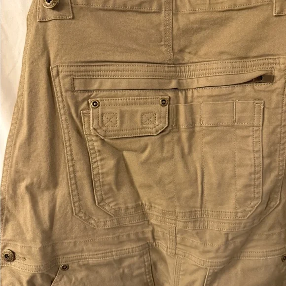 Duluth Trading Co Womens Brown Cargo Overalls durable work wear - Picture 2 of 9